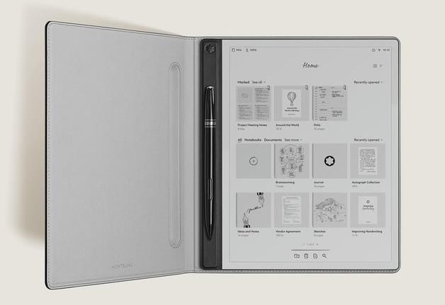 オトナかっこいい電子ペーパーパッド。高級筆記具のモンブランから登場