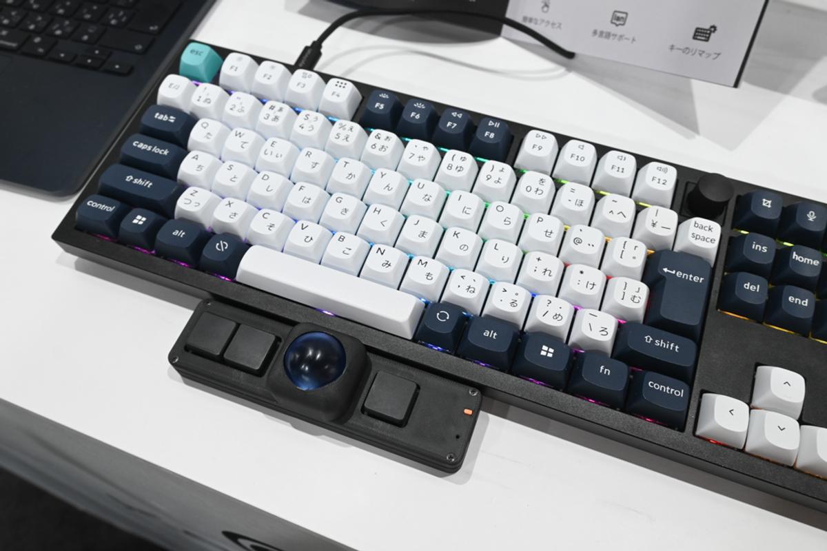 Keychronとギズモード、共同開発トラックボールデバイス「Nape Pro 