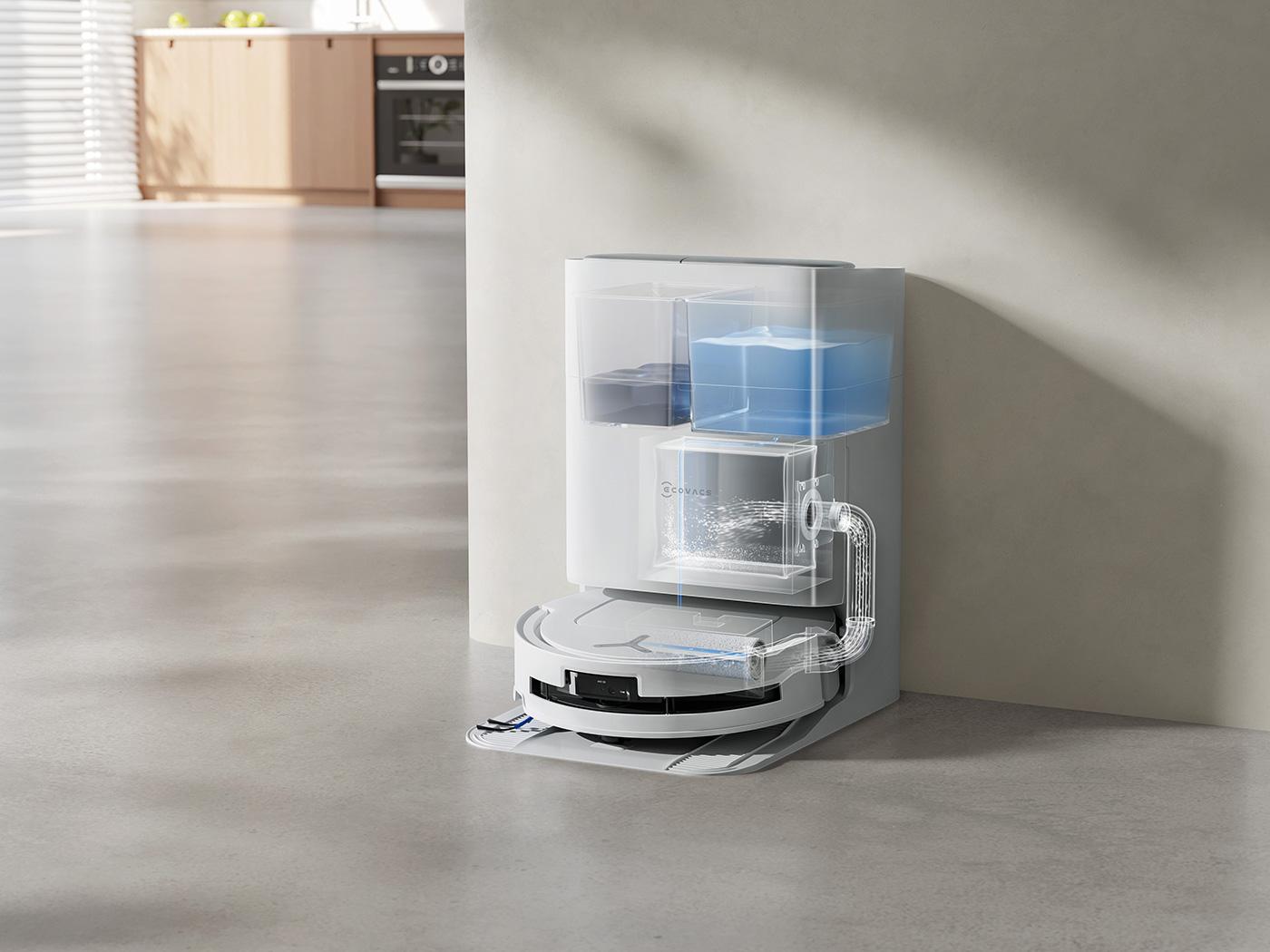 中古品使用感ありECOVACS DEEBOT T80 OMNI ロボット掃除機 レンタル] ECOVACS DEEBOT T80 OMNI ロボット掃除機 - Rentio[レンティオ]