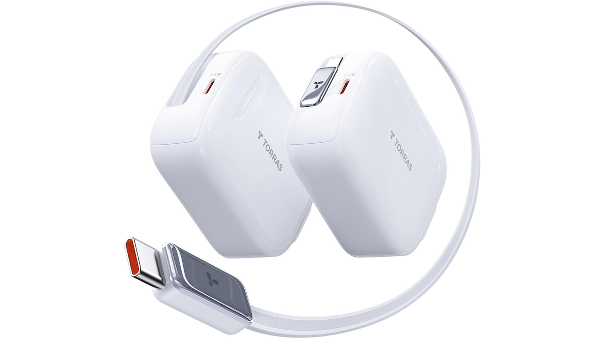 ケーブル内蔵で67W。充電器はTORRASのコレだけでいいんじゃない