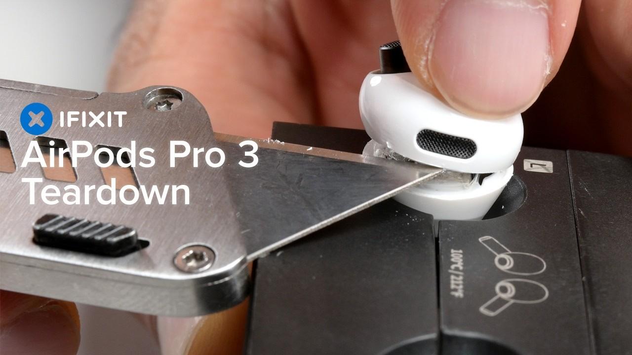AirPods Pro 3、修理はほぼ不可能。バッテリー交換はアップルへ