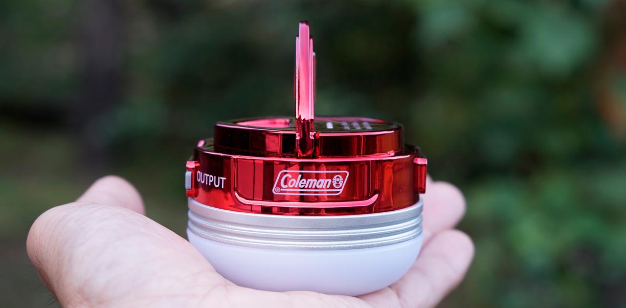 激レア！コールマンジャパン30周年記念 100V電源ランタン！LED！赤