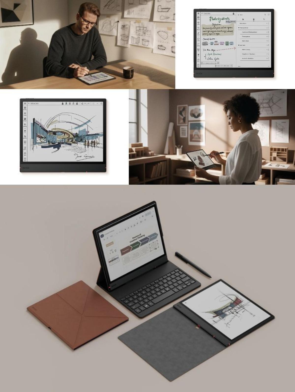 お絵描きタブレットとしてもいい。電子ペーパー採用のノートPC 