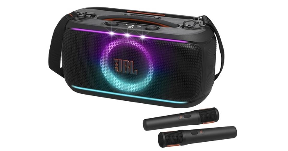 【まとめ売り】電化製品iPad本体とJBLスピーカー、イヤフォンセット使用可能 レッツパーリィ。カラオケにDJに大活躍なポータブルスピーカー