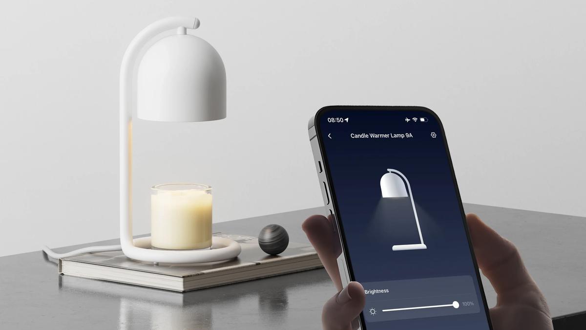 革新的な発明であれ。キャンドルウォーマーランプがスマートに