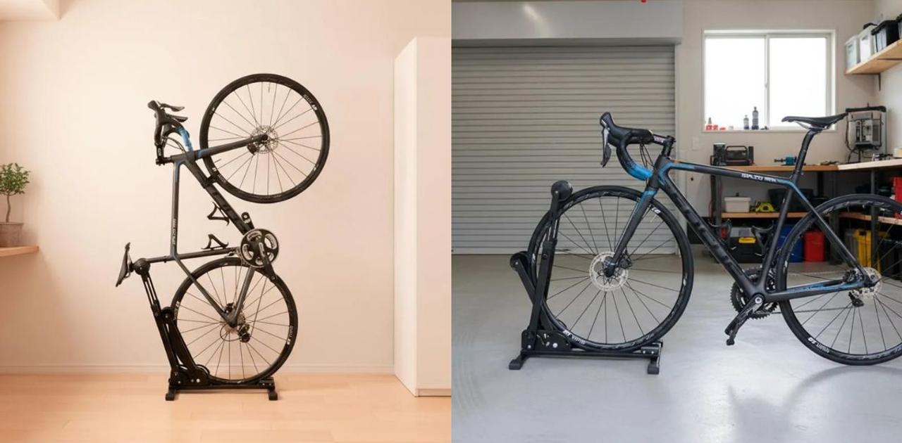 縦置き・横置きサクッと安定。ストレスフリーな自転車スタンド登場 