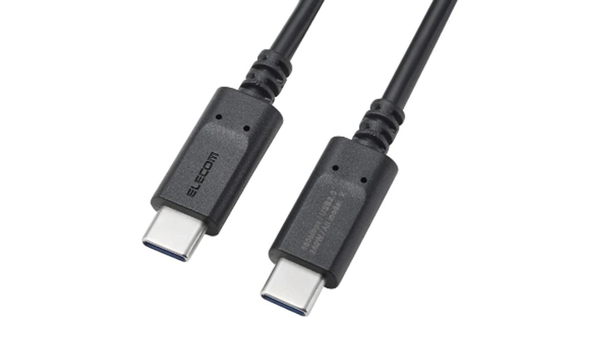 エレコム、よくやった！ ひと目で「仕様」がわかるUSB-Cケーブル