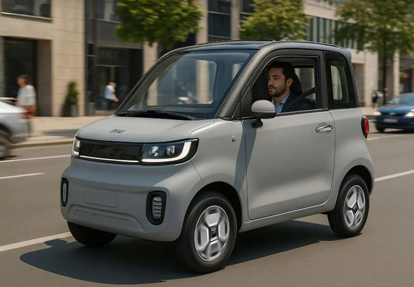 街乗りにちょうどいいサイズ。電動スクーターの技術で走るマイクロEV