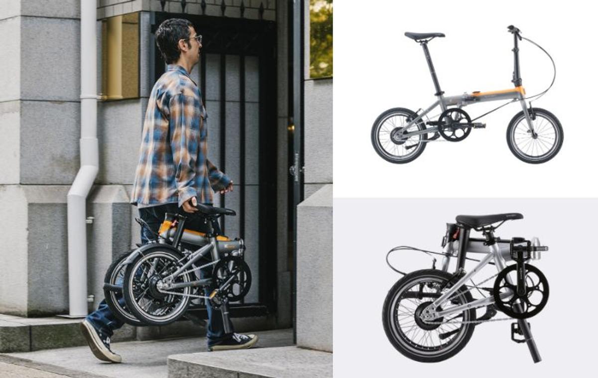 まるで電動じゃないような「折りたたみ電動自転車」DAHONから登場 