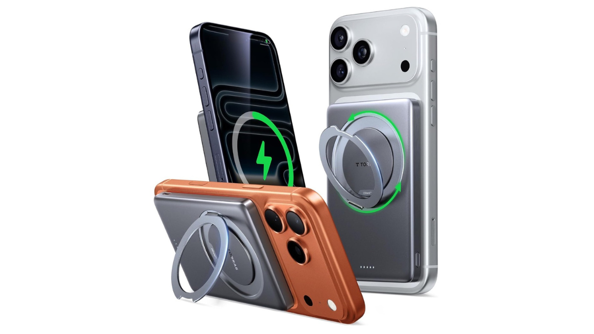 【高機能スタンド付】高速モバイルバッテリー６台＆専用スタンドセット 1台で完結】モバイルバッテリーかつスタンド。この便利さ、もう手放せ