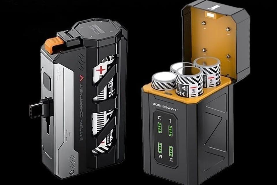 モバ充の充電は「電池交換」という新常識。予備電源をストックできるステーション一体型充電器