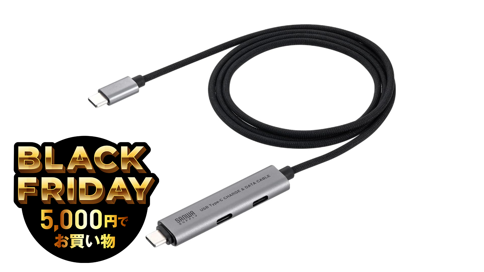 珍種発見。ハブとUSB-Cのキメラが生まれたよ