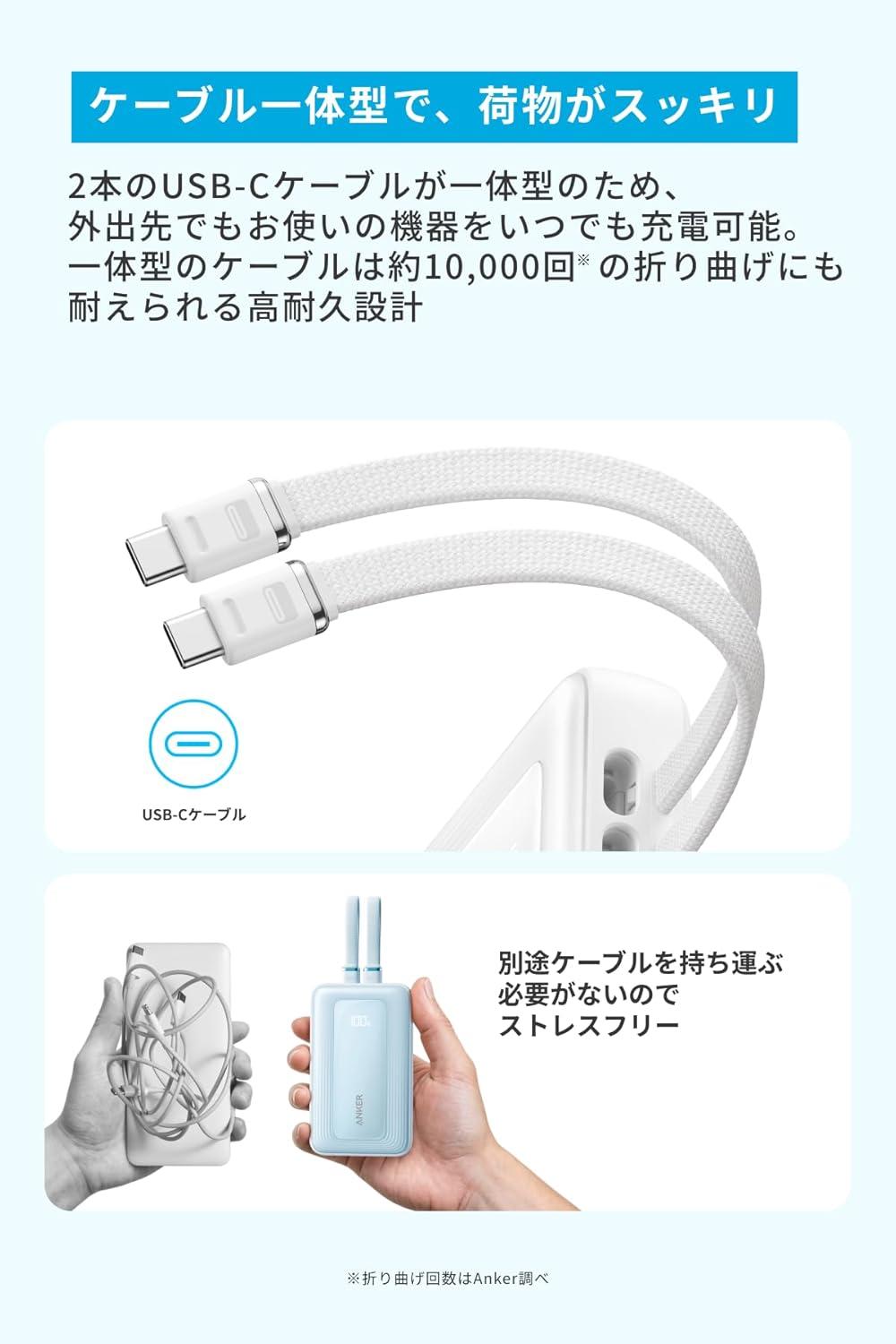 Ankerの「お出かけ充電」に最適解モバイルバッテリー、過去最安値だし
