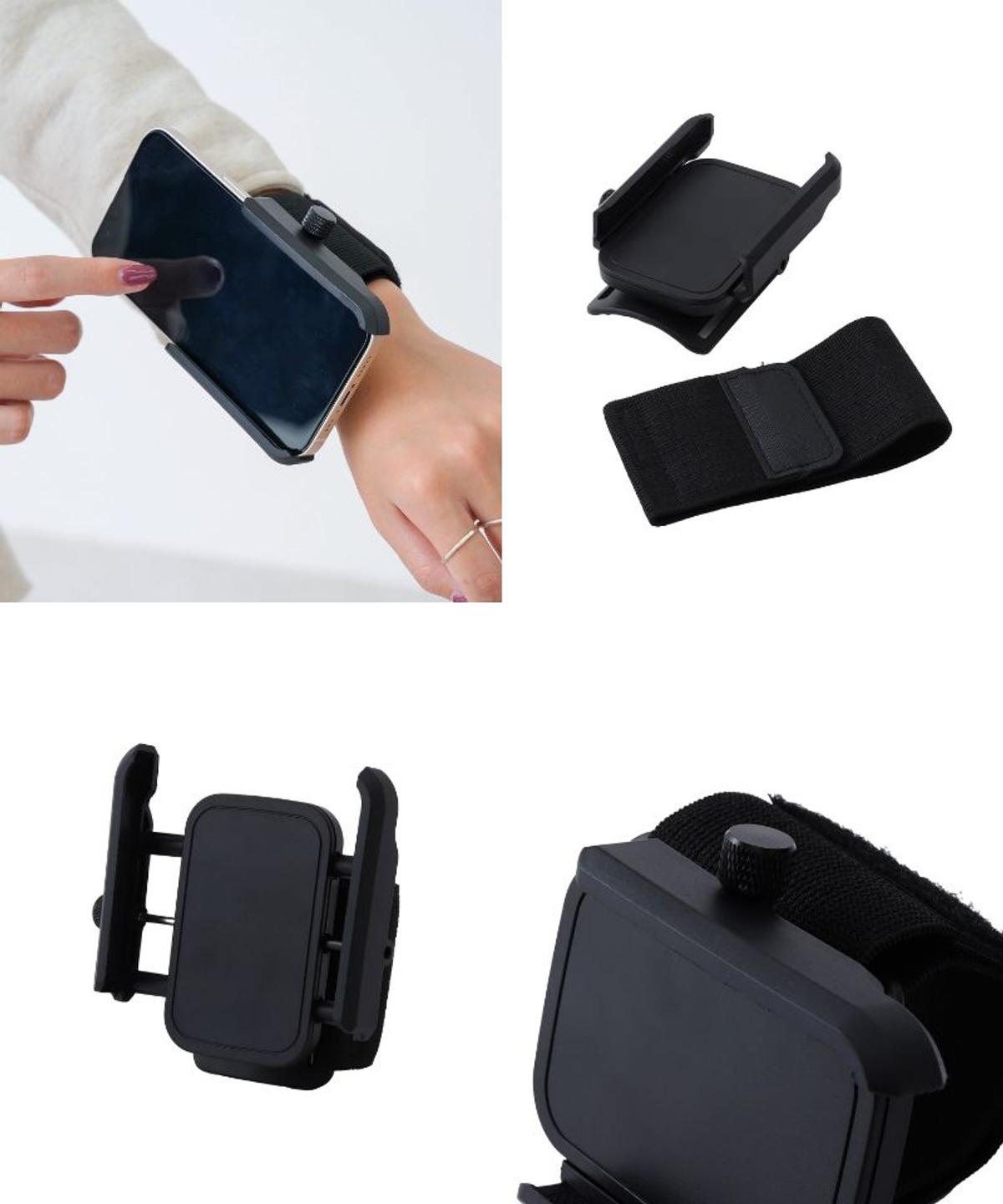 3COINSの手首スマホホルダーがクセ強め。ハンズフリーで両手が自由に 