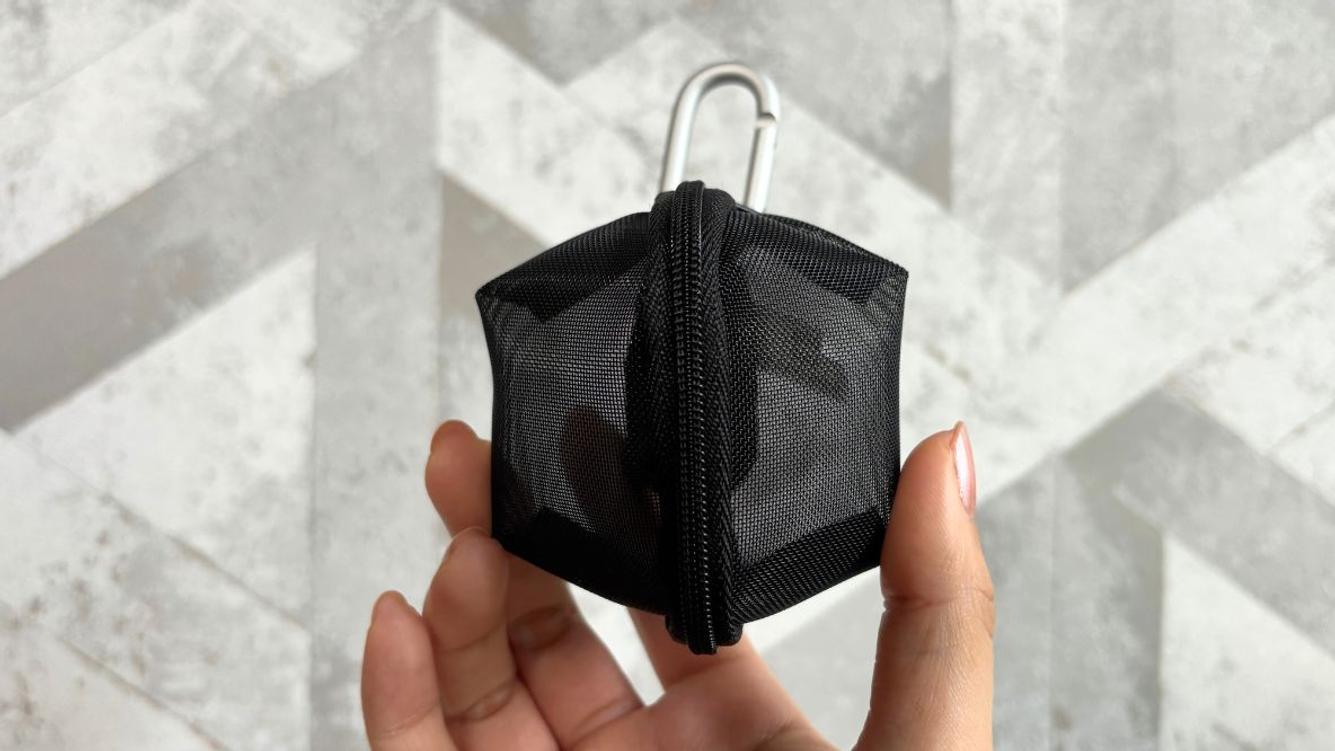 無印良品の「590円ポーチ」。小型のちょうど良すぎるサイズ感に感激した