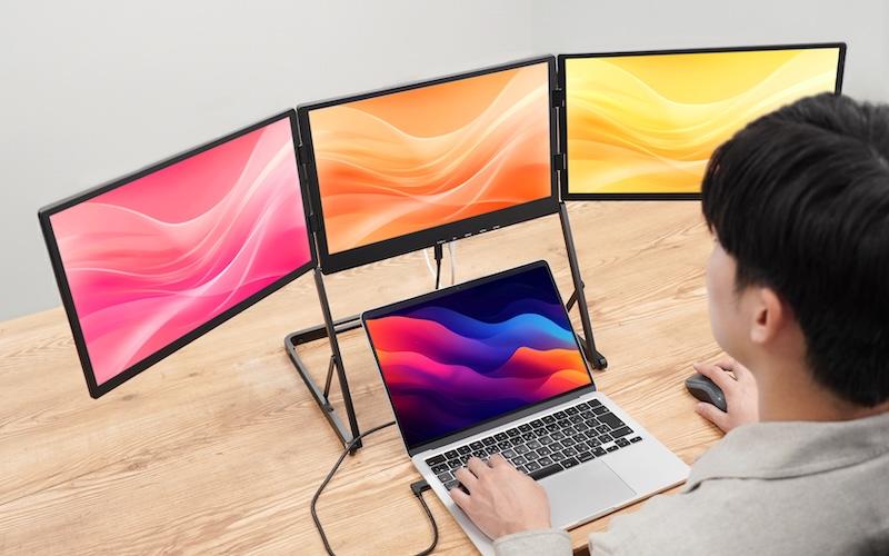 ノートPCに3画面を追加する拡張モニターで世界が広がる | ギズモード