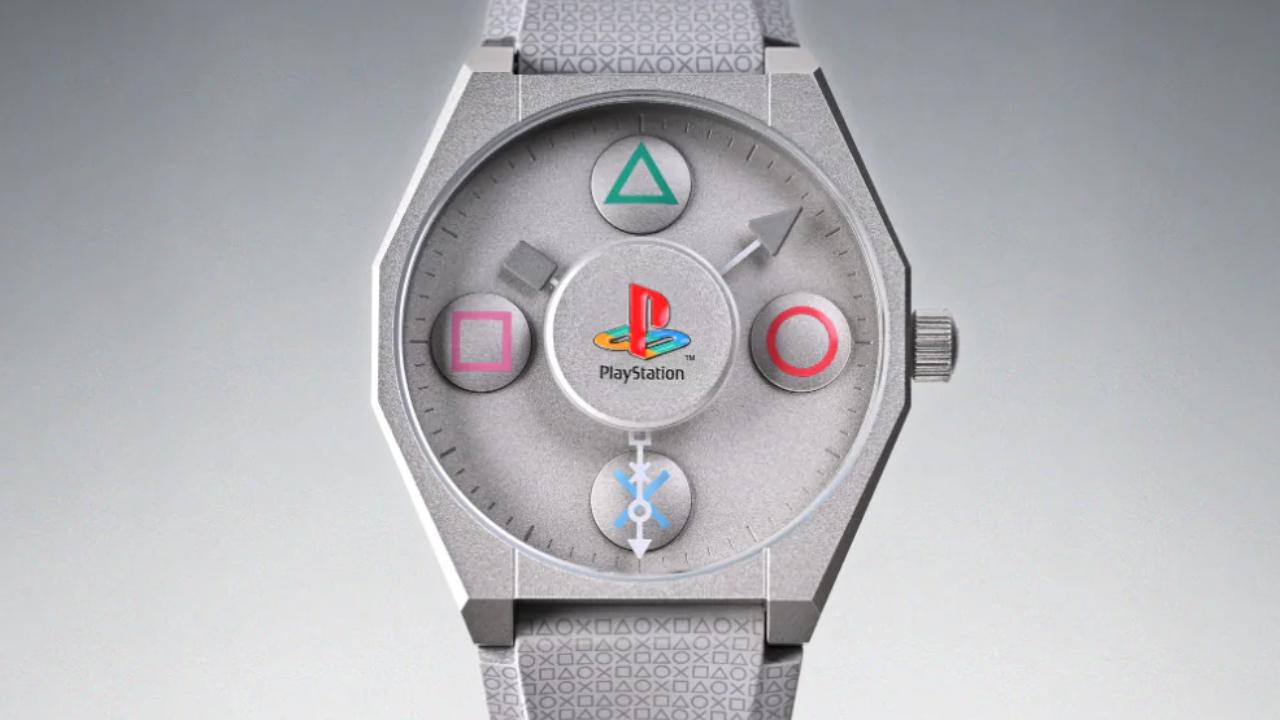 デジタルウォッチじゃ  なくて機械式の本格派。30周年記念！ 初代プレステが腕時計に