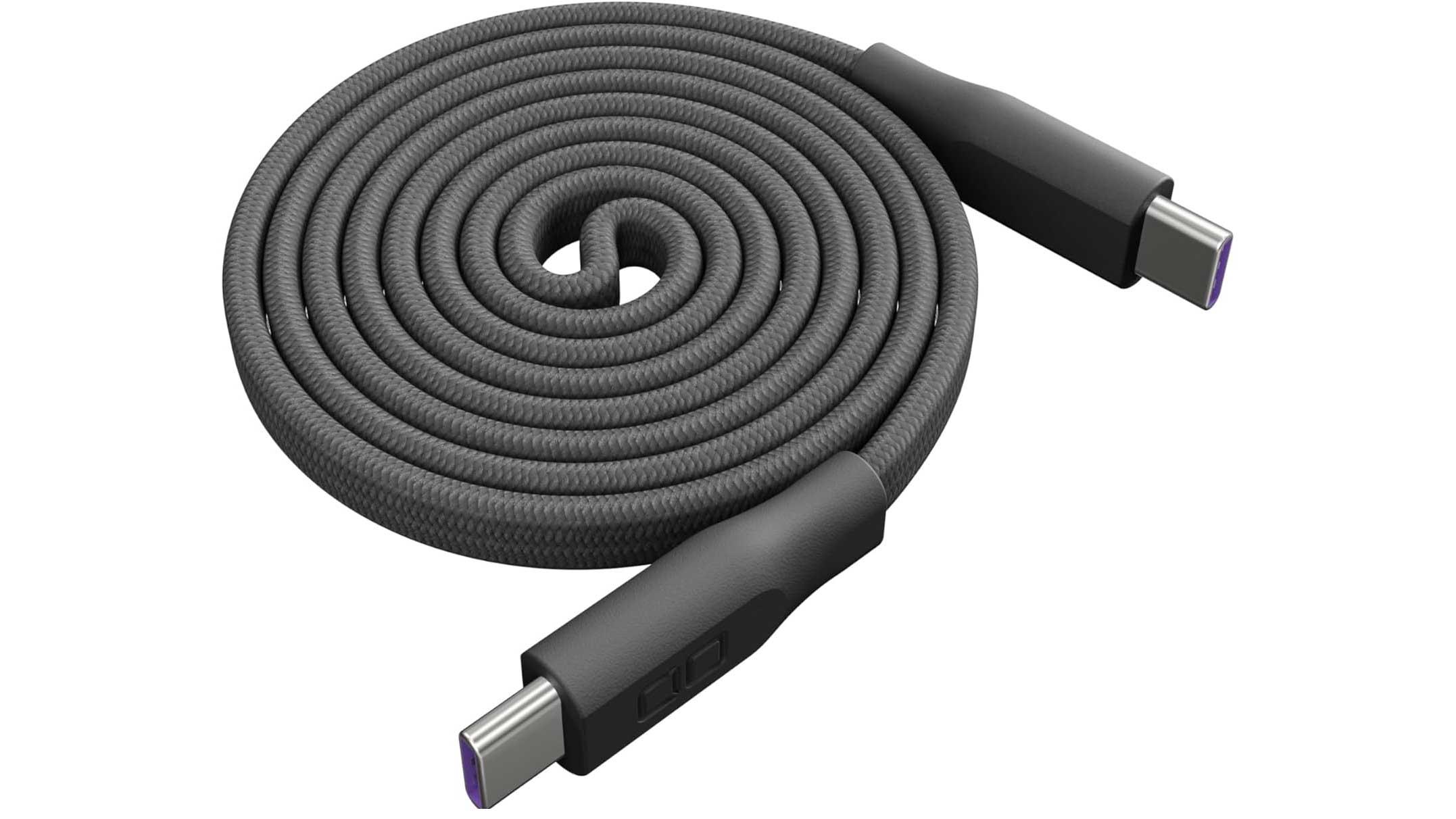 磁石で勝手に小さくまとまるCIOの最新USB-Cケーブル。10％オフはうれしい。