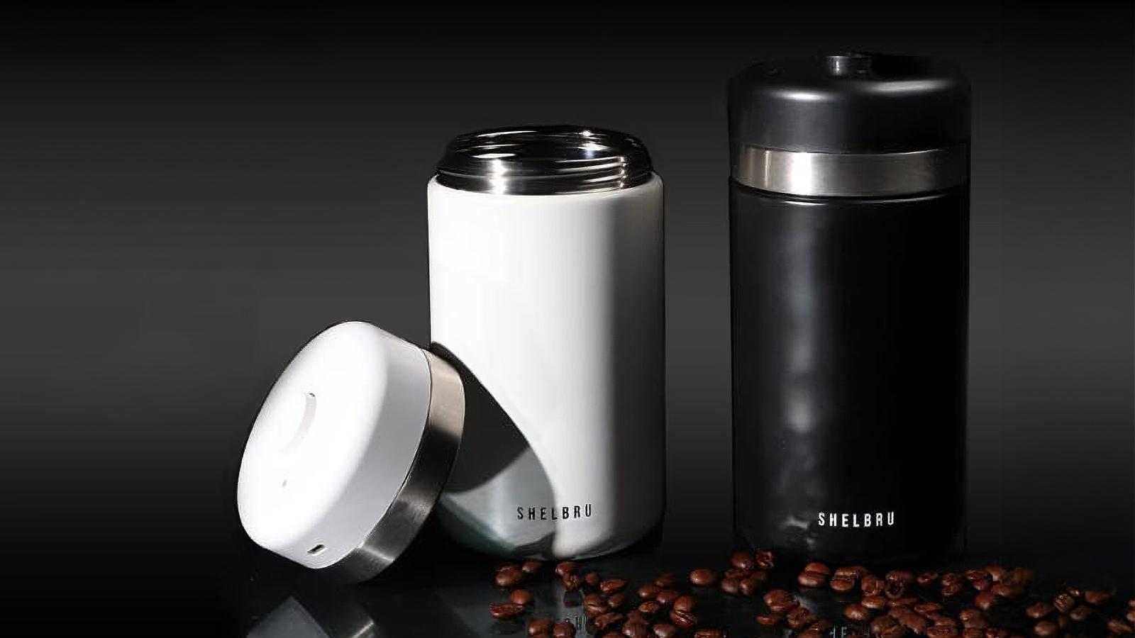 コーヒー保存の"最適解"かも。自動で真空維持してくれるステンレス製キャニスター