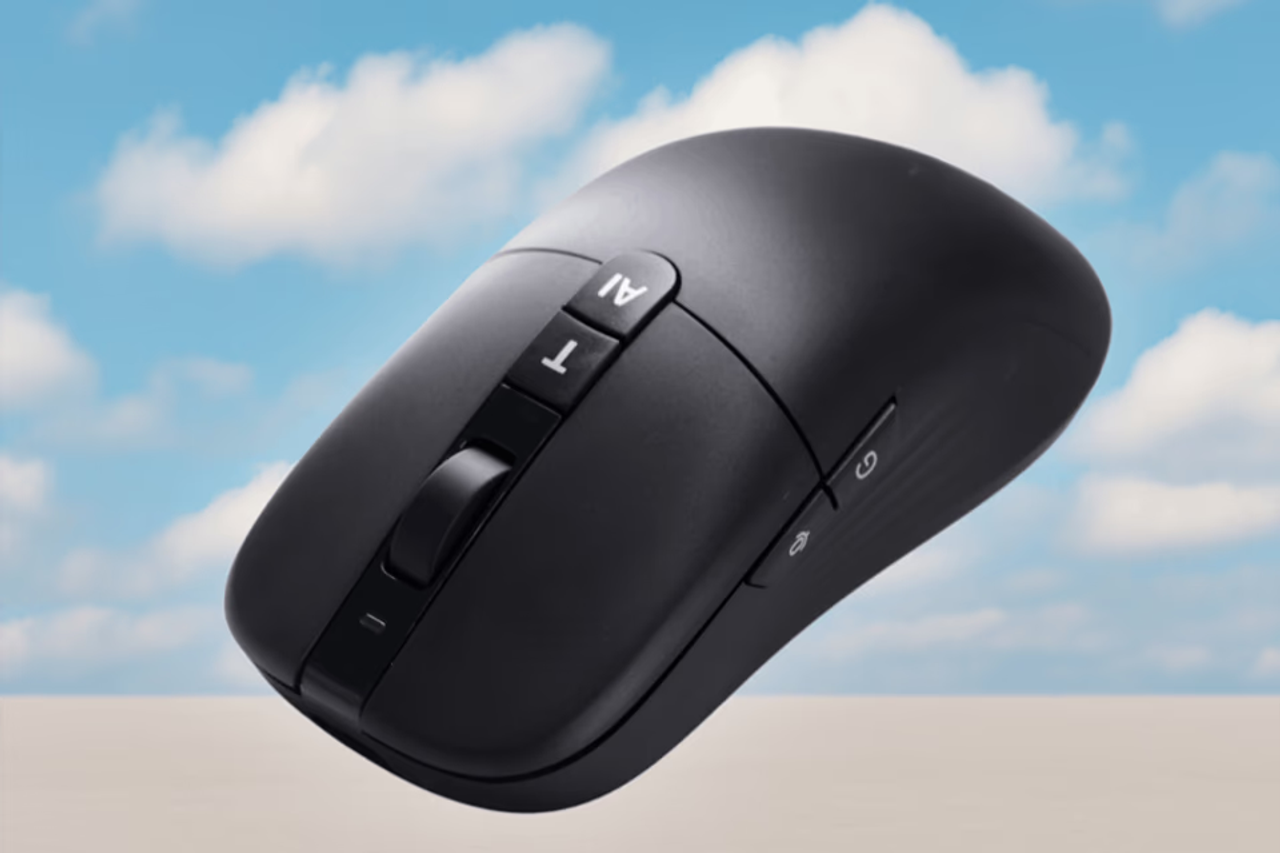 画像も文章も、口から出す。デスクに置ける“相棒AIマウス