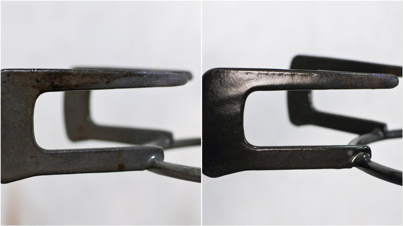 1年間放置してた「コンロの五徳」がまるで新品に。プロ推奨洗剤のつけ置きが効果てきめん