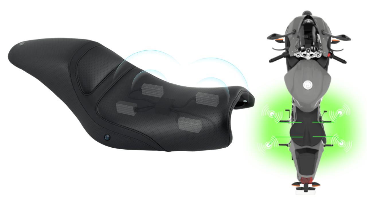 アブなくて震える。危険察知でお尻がブルブルするバイク用シート