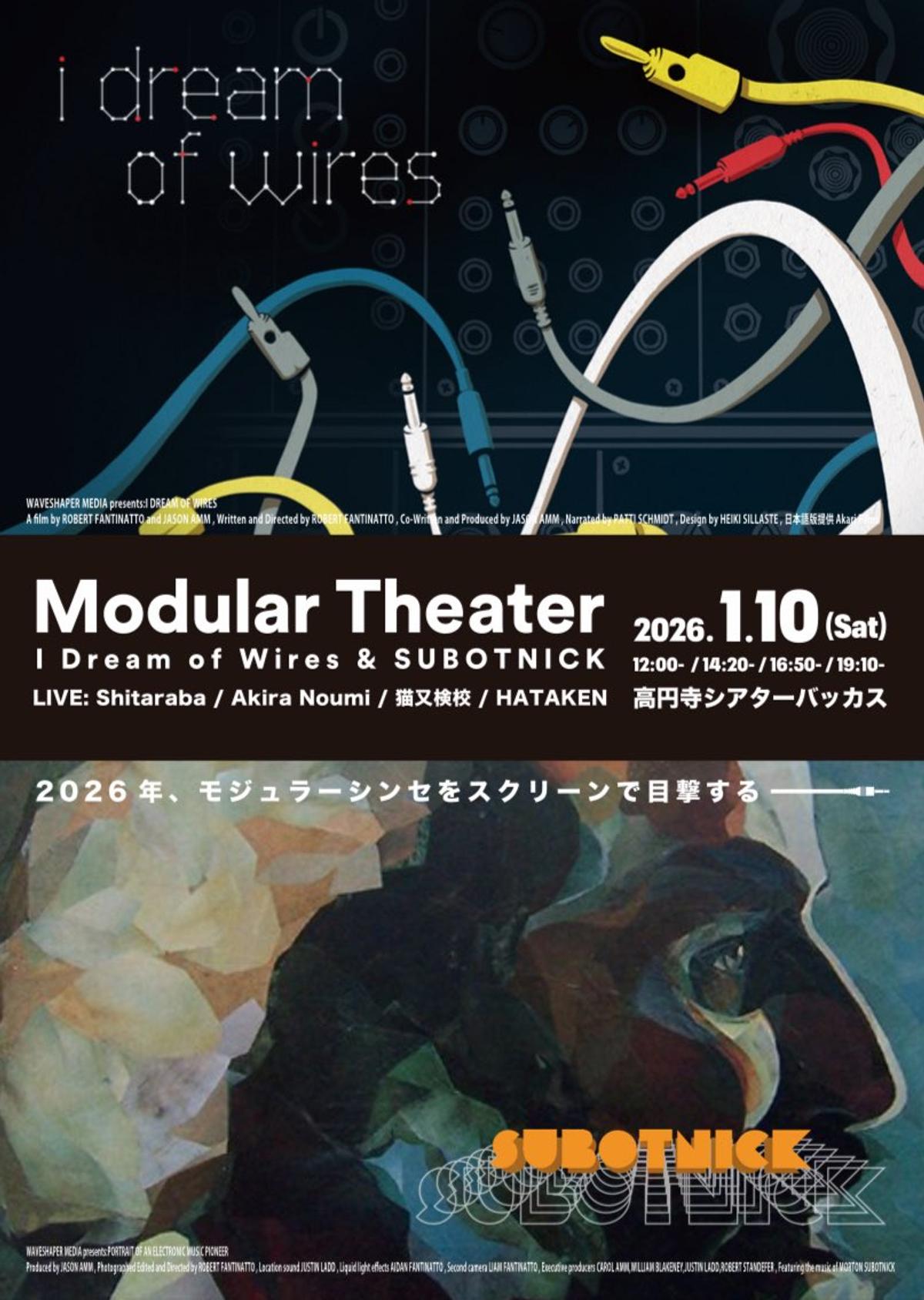 映画館が「音の実験室」に。伝説のモジュラーシンセ映画2本立て＋爆音