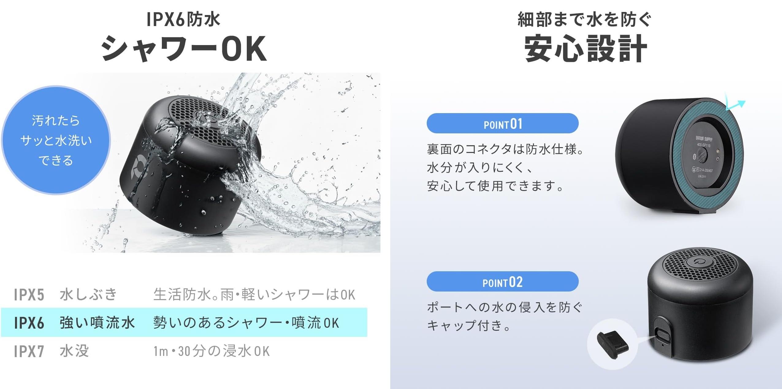 サンワダイレクトから出た、コスパお化けな「浴室スピーカーの最適解