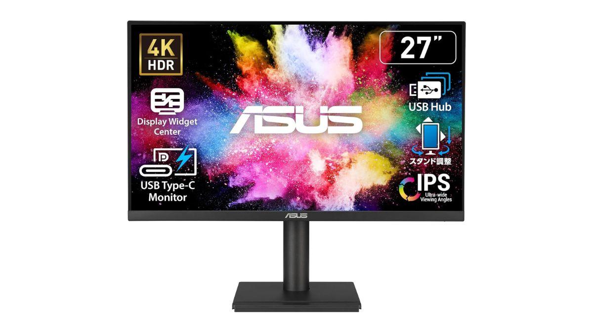 ASUS 27インチ 4K モニター 「VA27UCPS」 デスクすっきり｢全部入り｣4Kモニター、41％オフで2万円台だから見て