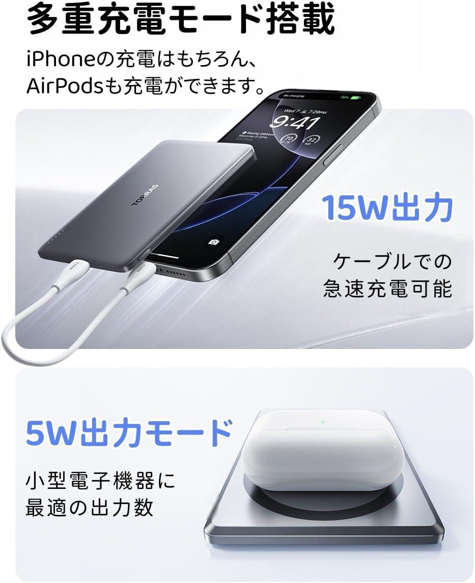 TORRASのマグネット式モバイルバッテリー『MiniMag』が35%オフ