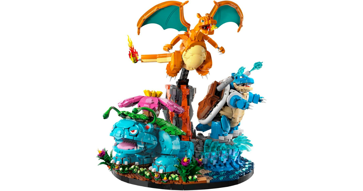 カントー御三家ゲットだぜ。レゴが本気で作った「ポケモンの塊 