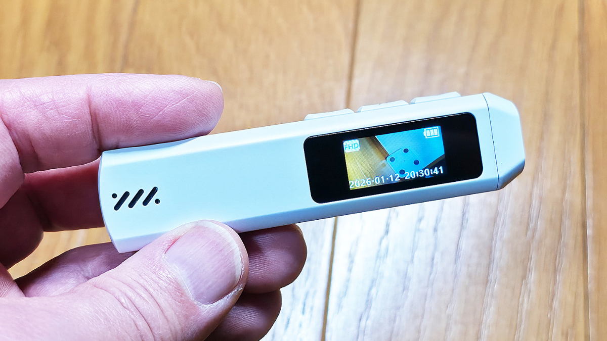 手ぶらでこの映像！卵より軽い24gカメラ「S112」を試してみた