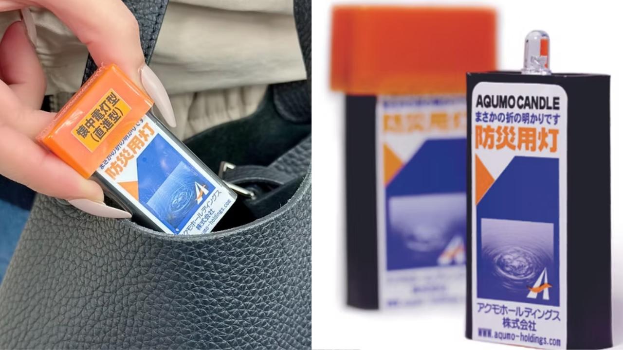 おしっこでも使える!? 1mlの水分で168時間光る防災用灯