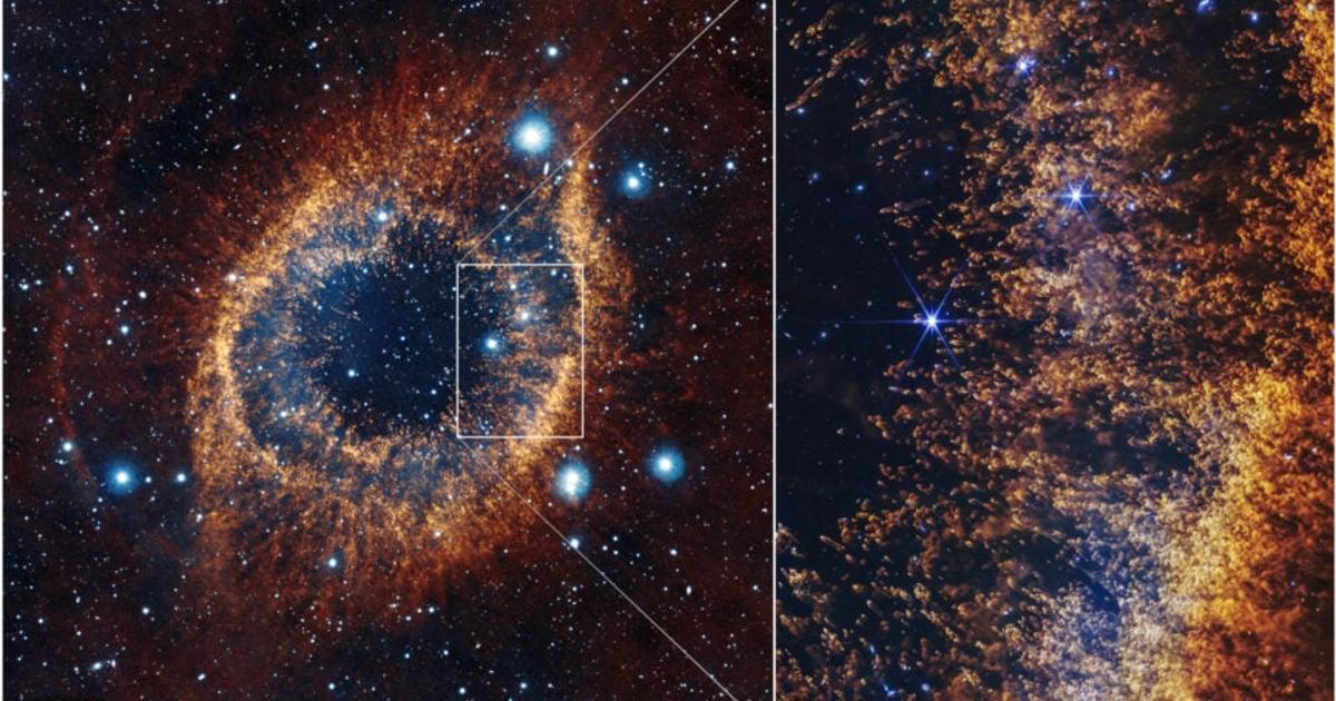 宇宙からガン見する「神の目」。その詳細をウェッブ宇宙望遠鏡が撮影