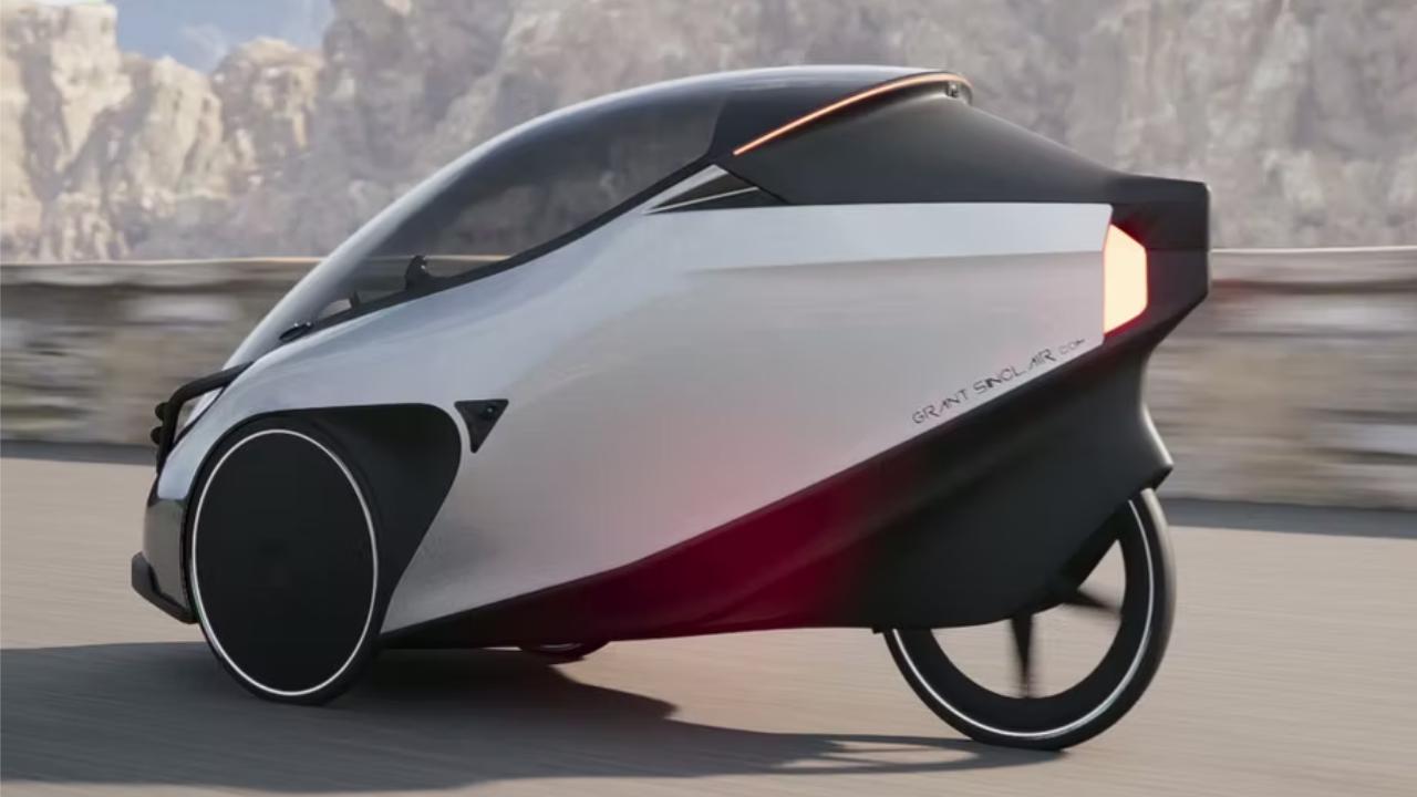 風を切る楽しさ。流線型でSF的な電動アシスト3輪自転車