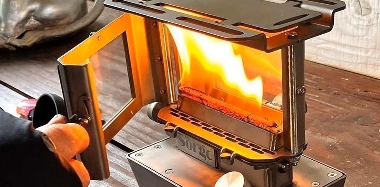 100年前のデザインを最新素材で。チタン製ストーブ｢Brahman｣は、もう