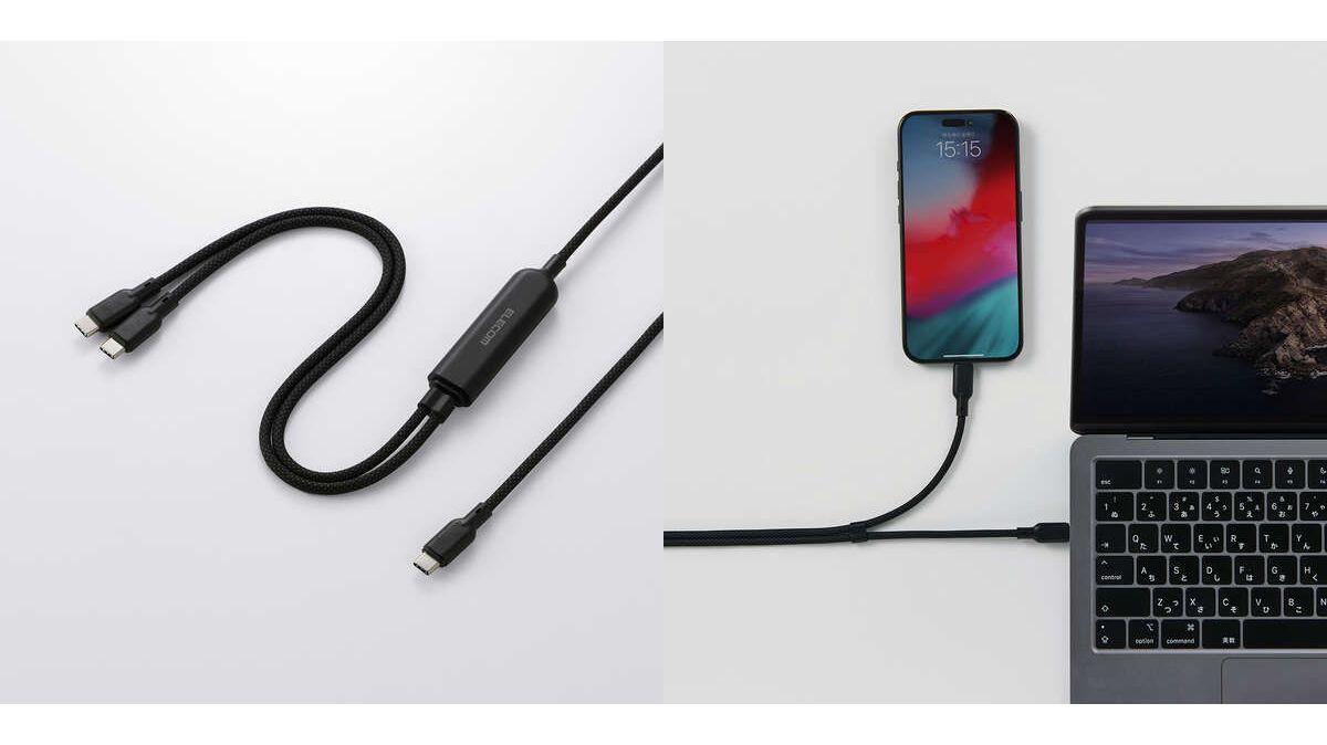 ケーブルミニマリストに届け。エレコムにも頼もしい二股があるぞ