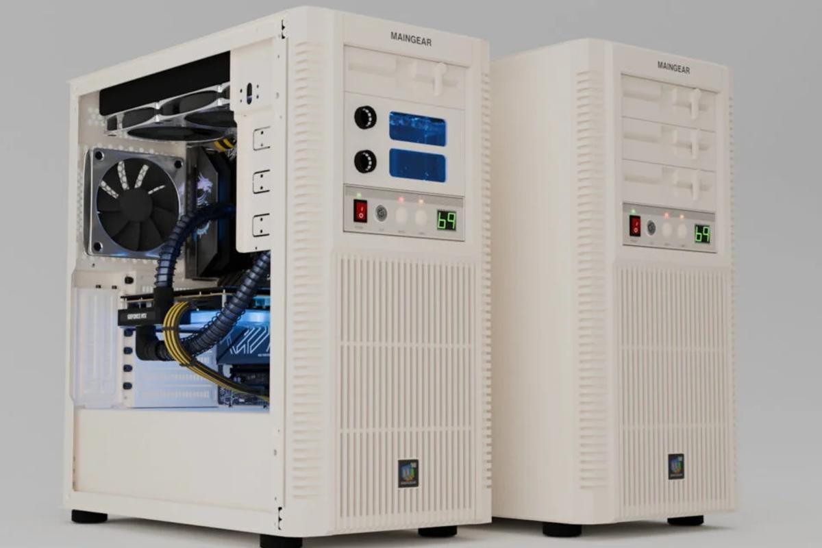 クラシカルな見た目のPC。でも中身はしっかりゲーミング仕様