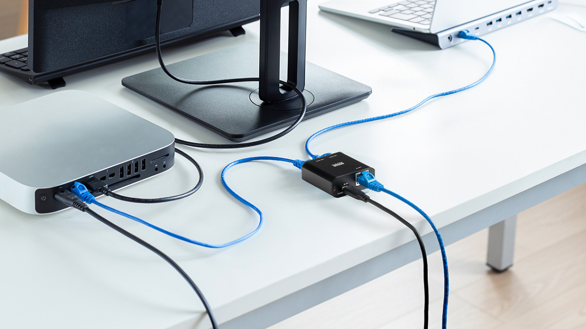 たった3ポートの超小型スイッチングハブ。だけどこれでいい