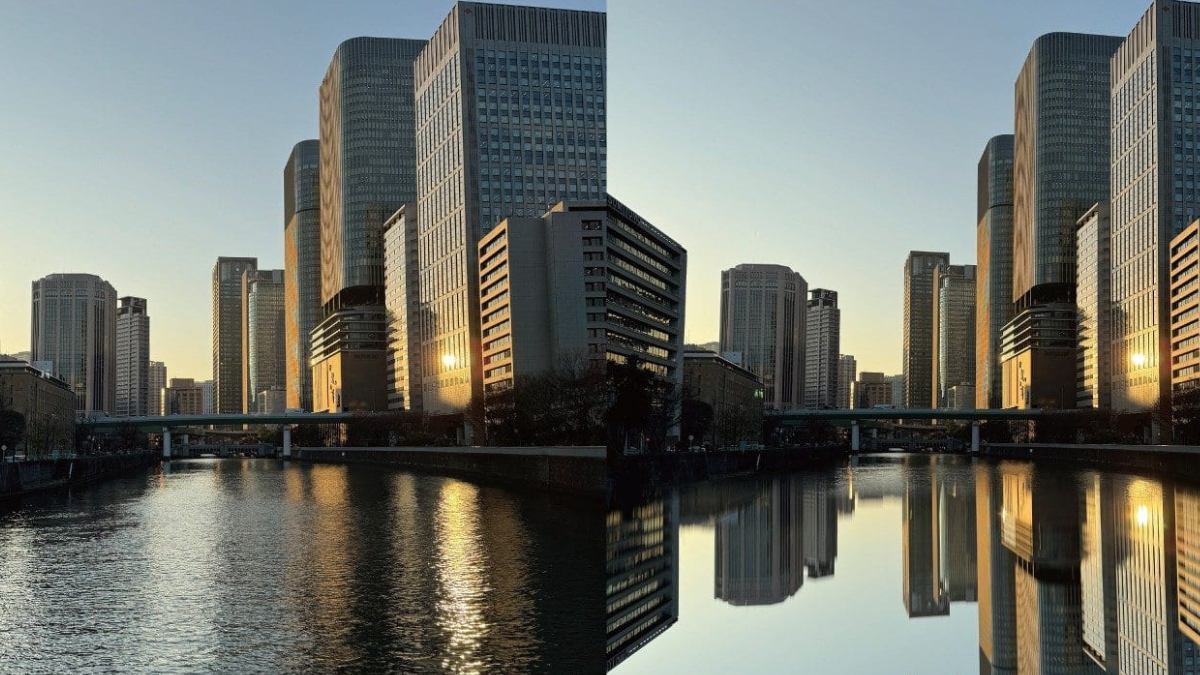 どこでもウユニ塩湖みたい。3COINSのスマホ撮影用ミラー