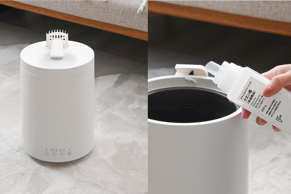 ドウシシャの「スチーム式加湿器」を使って約1年。面倒なお手入れから