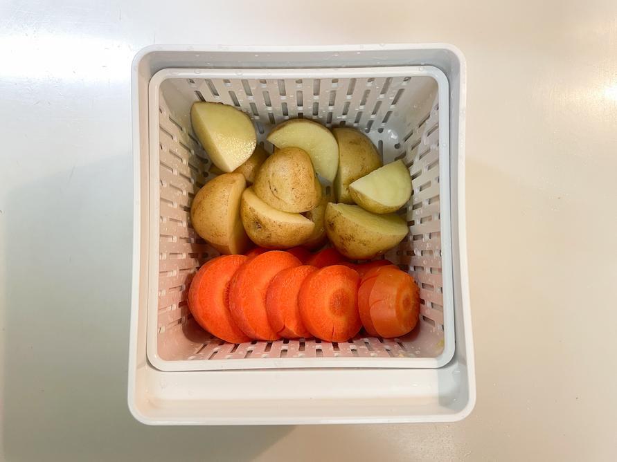 山崎実業の｢蒸し器にもなる保存容器｣で、気になっていた蒸し活を始めて