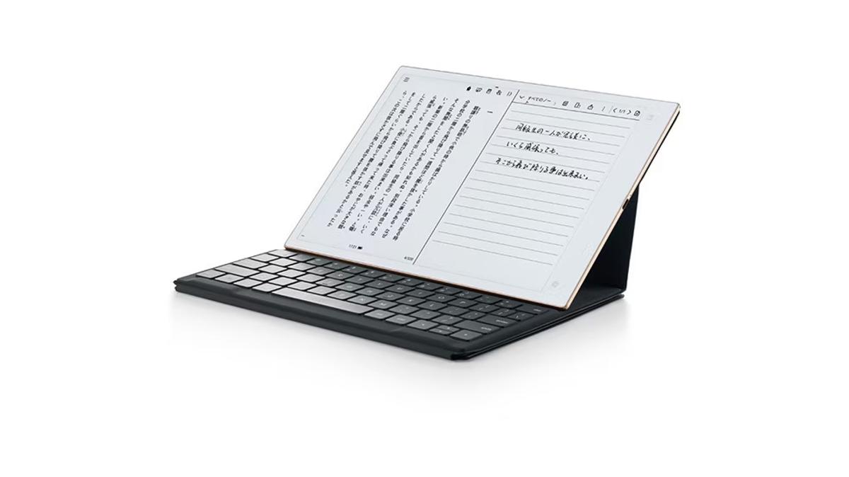 手書き特化」モノクロデバイスに、待望のキーボードケースが登場 