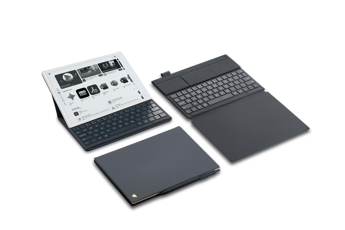 手書き特化」モノクロデバイスに、待望のキーボードケースが登場 