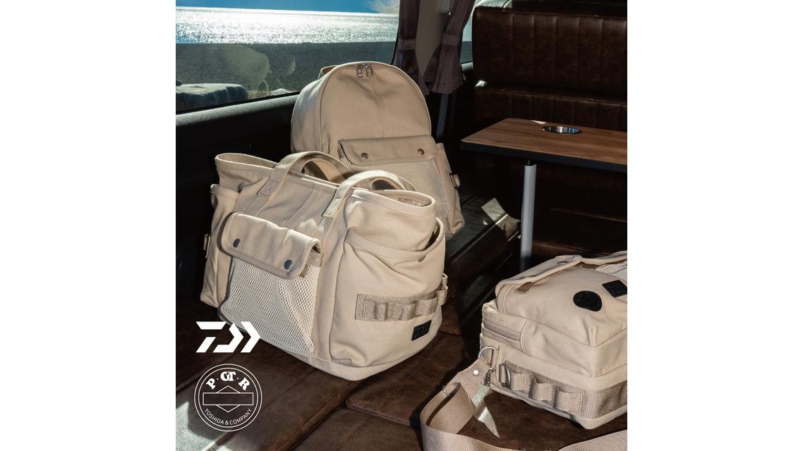 DAIWAの波、来てる。吉田カバンのPOTRとコラボしたバッグがアウトドア