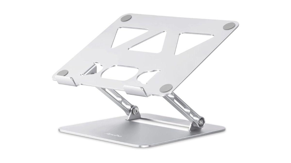 首肩コリさんへ。「無段階調整」PCスタンドでベスト位置決めましょ