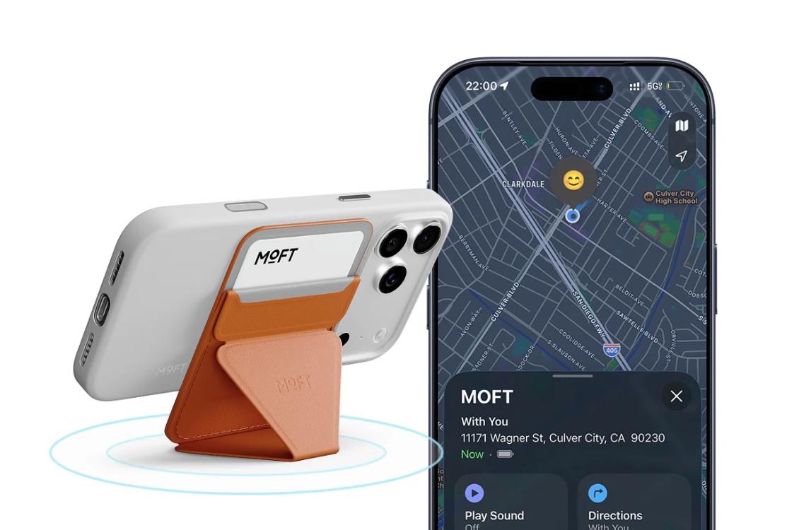 MOFTのカード収納スマホスタンドが「探す」対応になった