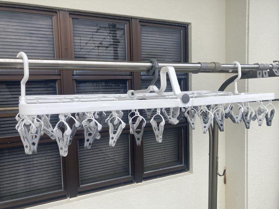 取り込む手間なし。絡まりなし。洗濯物干しの“めんどくさい”を回収してくれたハンガー