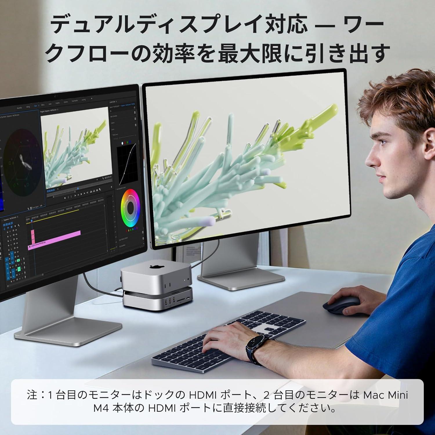Mac mini M4」のポテンシャル、爆上げしたいよね？ UGREENの最新ドック