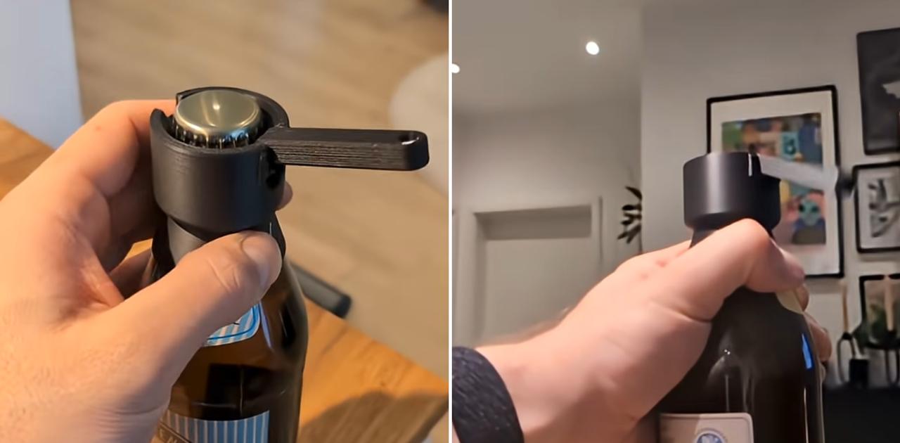 豪快！爽快！ビール瓶の王冠発射機を3DプリンターでDIY